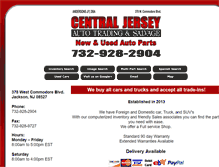 Tablet Screenshot of centraljerseyautosalvage.com